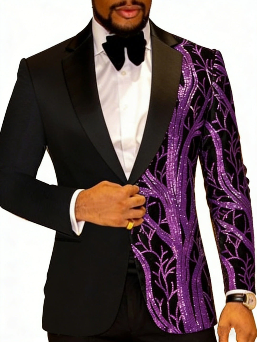 Men's Standard Fit Single Breasted One-button 2 Pieces Party Suits