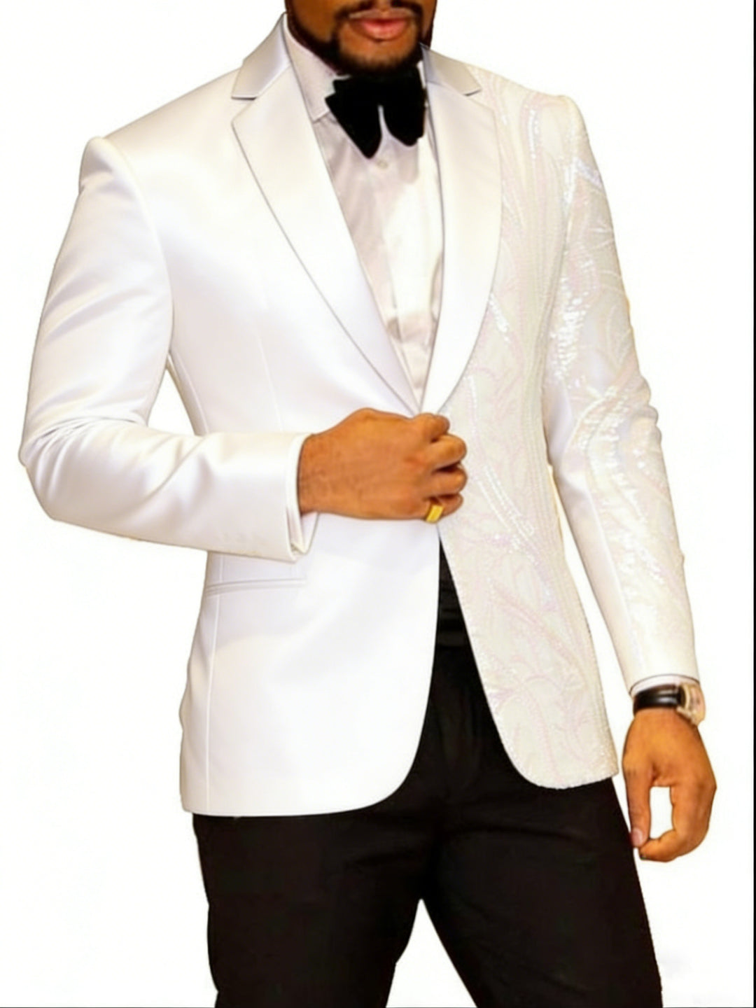 Men's Standard Fit Single Breasted One-button 2 Pieces Party Suits