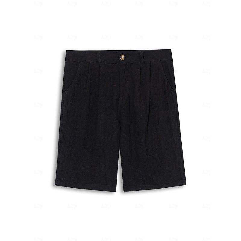 Men's Shorts Linen Casual Shorts Daily Comfort Breathable Short