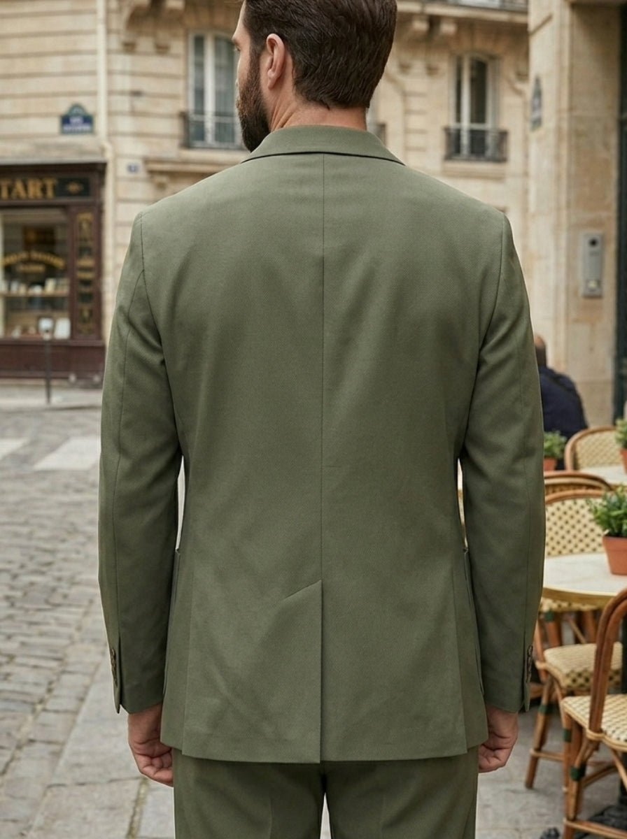 Men's Loose Top Single Thin Jacket Single-Breasted One-Button
