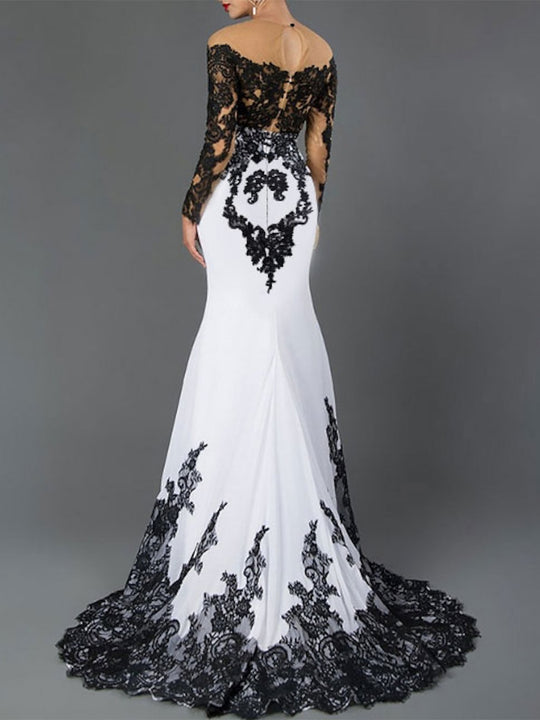 Rose Velvet Tea Trumpet/Mermaid Off-the-Shoulder Velvet Mother of the Bride Dresses La ...