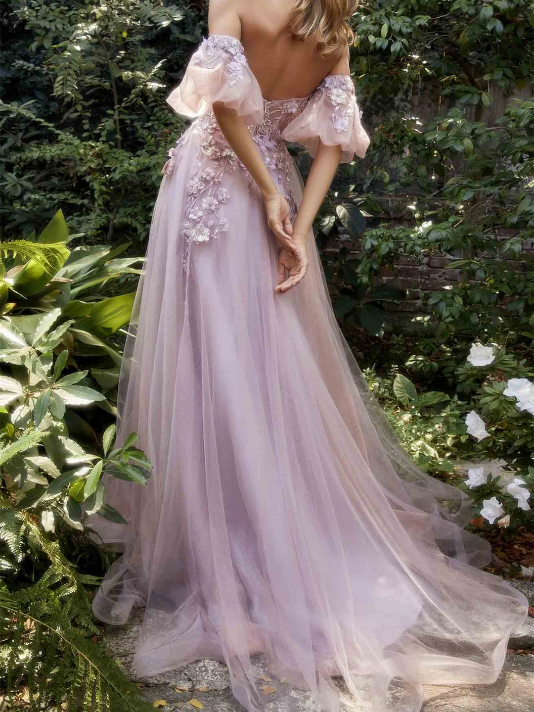 A-Line/Princess Sweetheart Short Sleeves Floor-length Long Prom Dresse - Mondressy A-Line/Princess Sweetheart Short Sleeves Floor-length Long Prom Dresse - Mondressy