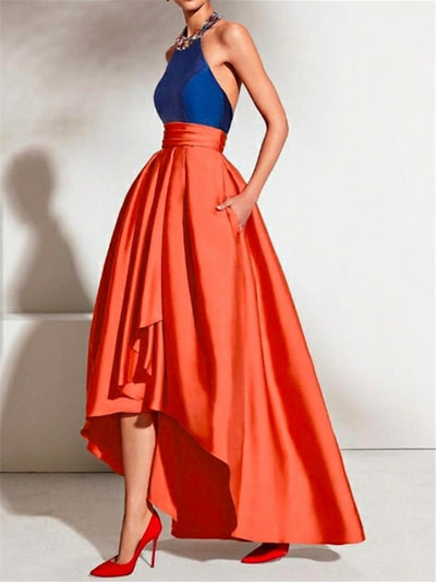 A-Line/Princess Spaghetti Straps Sleeveless Short/Mini Party Dance Cocktail Homecoming Dress with Sequins & Beaded