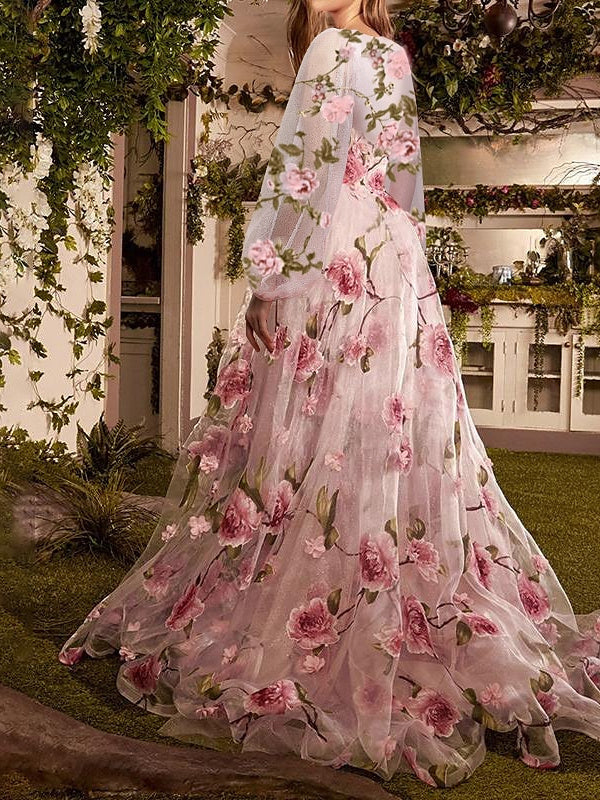 Floral Prom Dresses 2026 | Romantic & Trendy Blooms for Prom Night - Mondressy Floral Prom Dresses 2026 | Romantic & Trendy Blooms for Prom Night - Mondressy