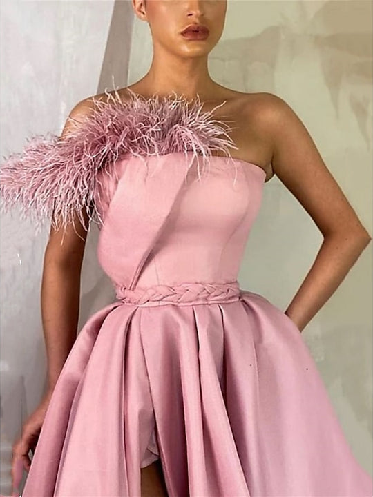 Flower Girl Dress Cotton With Trim: A-Line Floor Length Sleeveless Spaghetti Strap main image 0