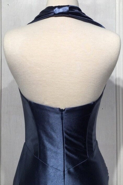 Mermaid/Trumpet Strapless Floor-Length Evening Dresses with Split Side & Pleats & Detachable Wrap