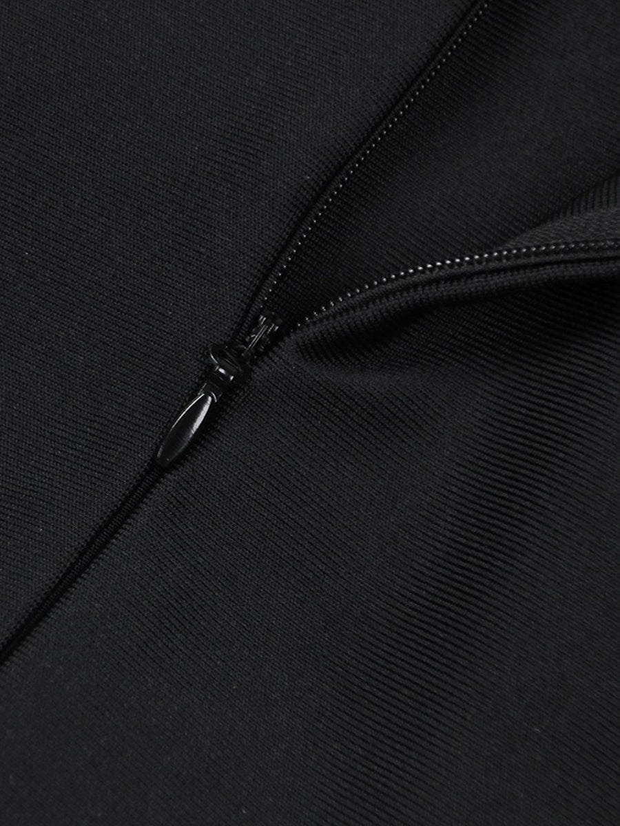 Sheath/Column Scoop Short/Mini Sleeveless Cocktail Dress with Rhinestone & Flower