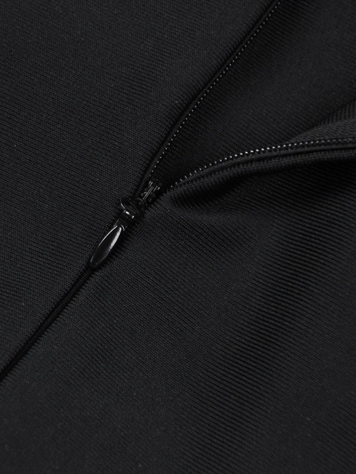 Sheath/Column Scoop Short/Mini Sleeveless Cocktail Dress with Rhinestone & Flower