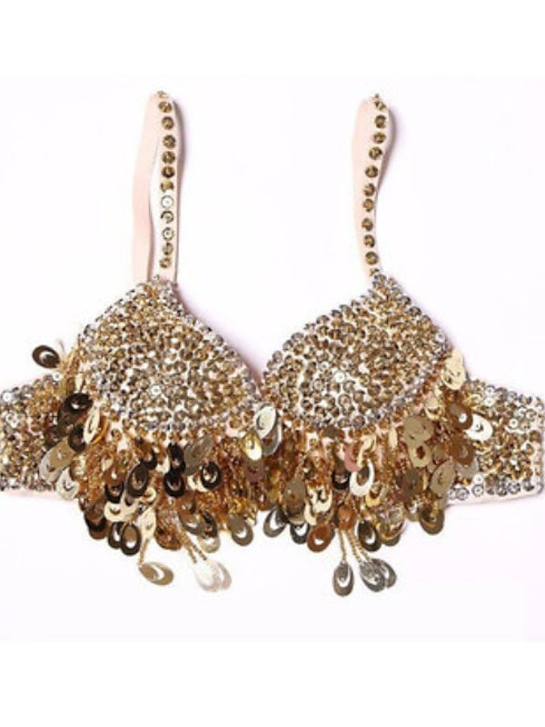 Belly Dance Bra Paillette Women's Performance