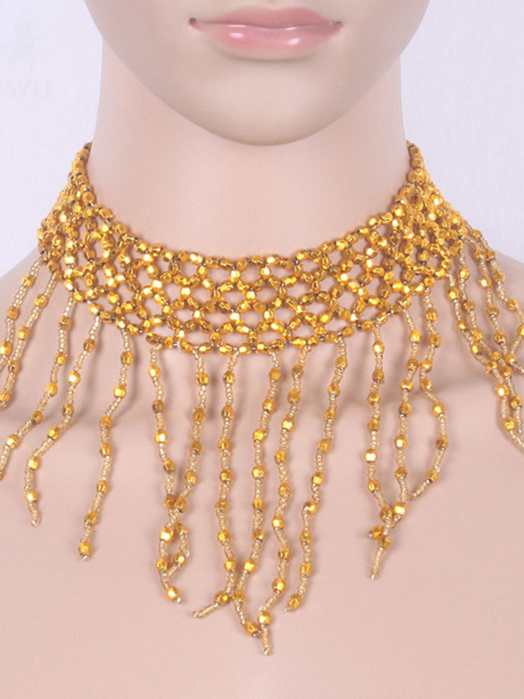 Belly Dance Dance Accessories Necklace Pure Color Splicing Women's Training Performance