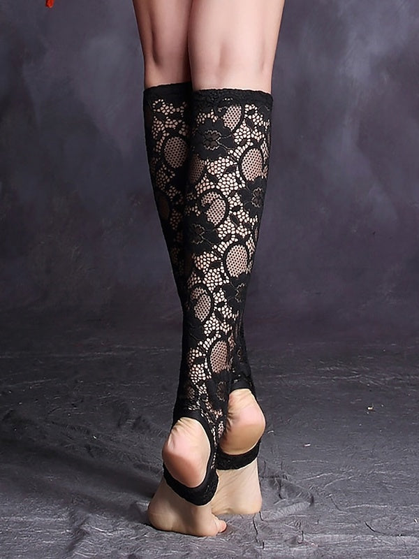 Belly Dance Stockings Women's Training Lace Socks