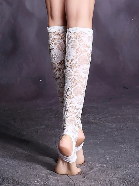 Belly Dance Stockings Women's Training Lace Socks