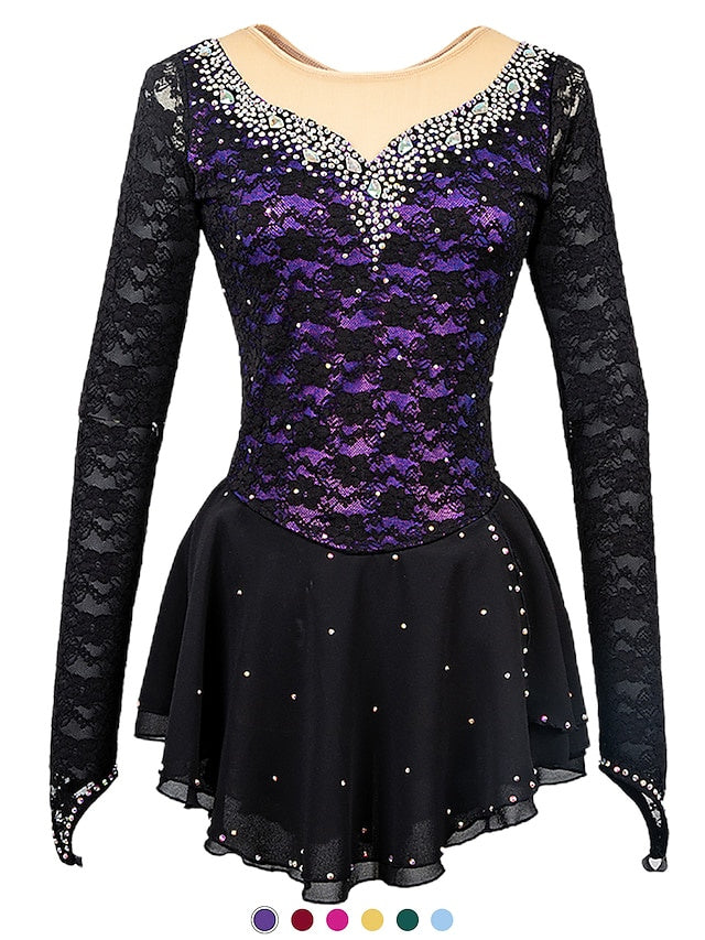 open lace back dress Solitaire Keyhole Skating Dress main image 1