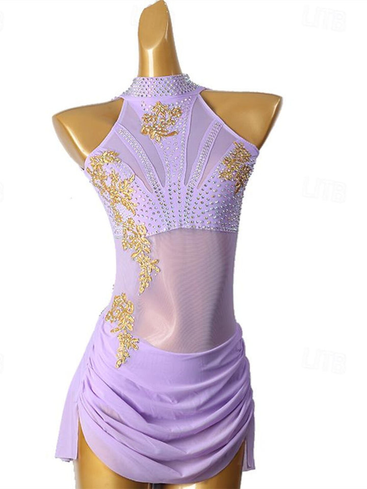 Figure Skating Dress Dancewear Women's Girls' High Elasticity Training Practice Professional Skating Dress