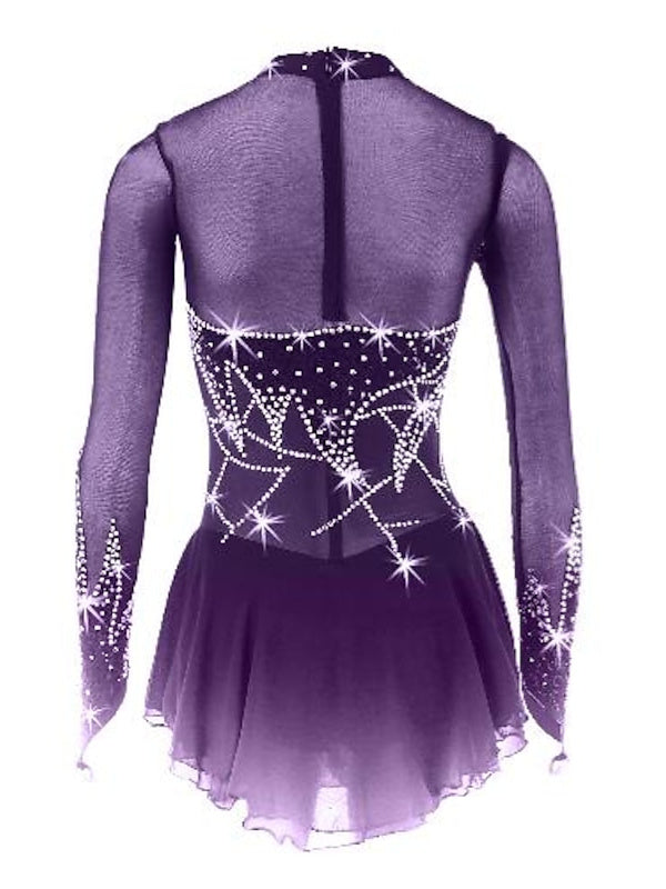 Figure Skating Dress Women's Girls' Dancewear High Elasticity Floral Botanical  Ice Skating Dress