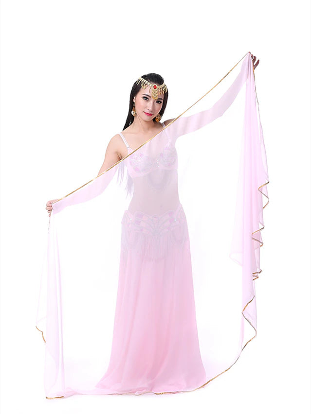 Belly Dance Accessories Veil Hand Scarf Women's Performance Chiffon Scarf