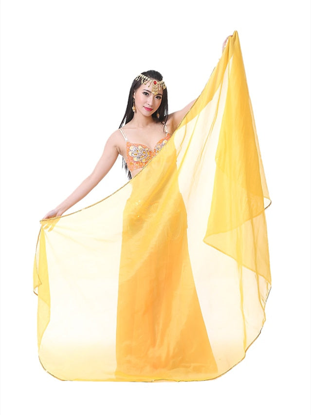 Belly Dance Accessories Veil Hand Scarf Women's Performance Chiffon Scarf