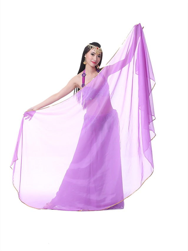 Belly Dance Accessories Veil Hand Scarf Women's Performance Chiffon Scarf