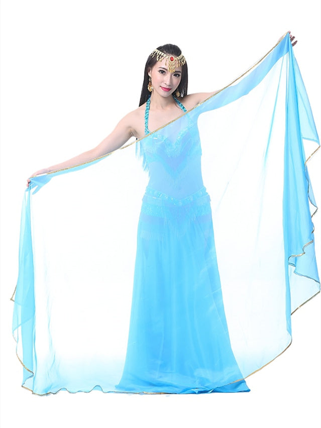 Belly Dance Accessories Veil Hand Scarf Women's Performance Chiffon Scarf