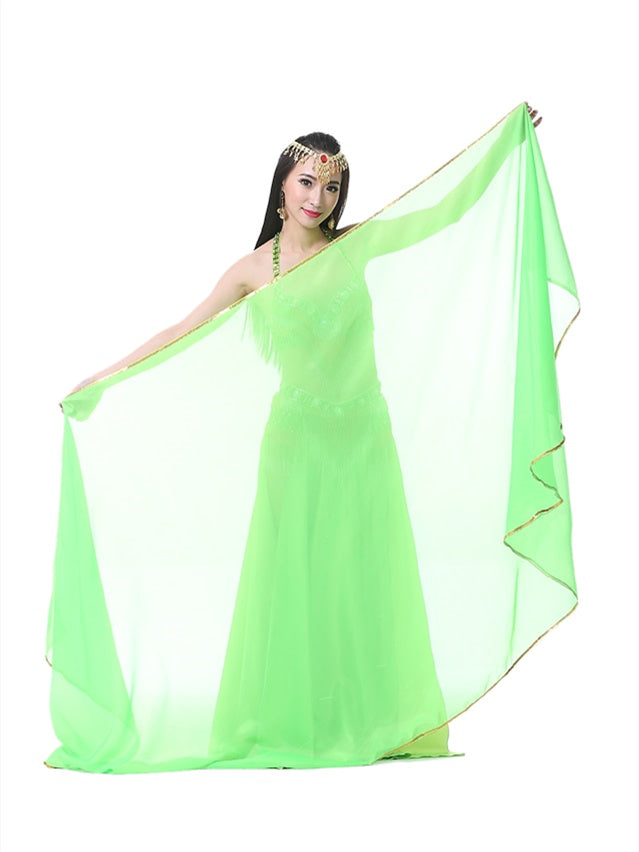 Belly Dance Accessories Veil Hand Scarf Women's Performance Chiffon Scarf