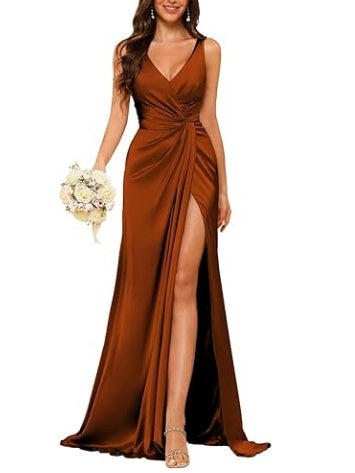 Burnt Orange Bridesmaid Dresses - Mondressy Burnt Orange Bridesmaid Dresses - Mondressy