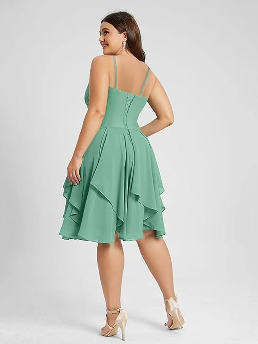halter bridesmaid dress short Affordable Halter V-Neck Black Short Bridesmaid dresses