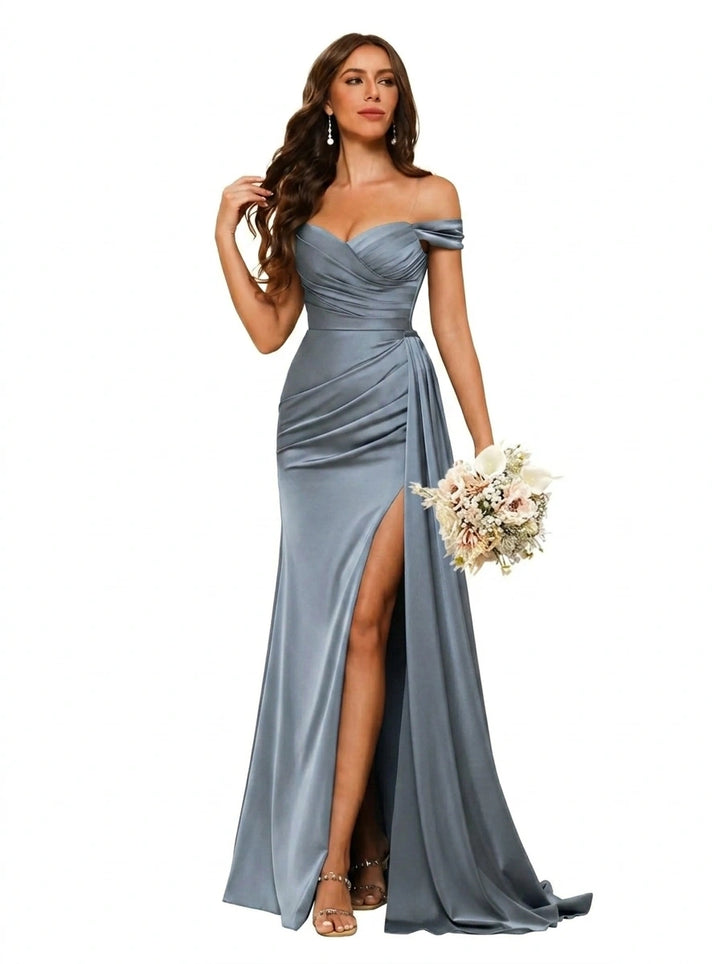 Mermaid/Trumpet Sweetheart Neck Floor-Length Bridesmaid Dresses