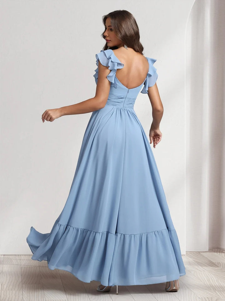 Ankle-Length Bridesmaid Dresses - Mondressy Ankle-Length Bridesmaid Dresses - Mondressy