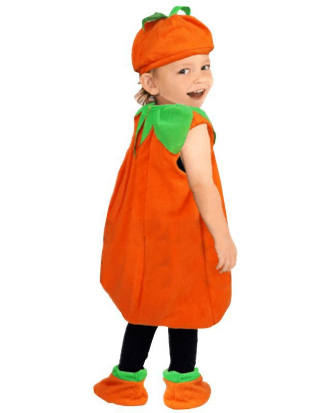 Kids Girls' Dress Cute Orange pumpkin Sleeveless Knee-length Halloween Costumes Dresses