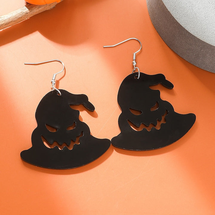 Women's Drop Earrings Delicate Jewelry Classic Halloween Pumpkin Spider Witch Set