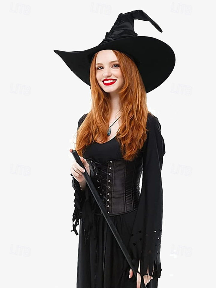 Halloween Black Spider Pointed Witch Hat Costume Parties Dress Prop