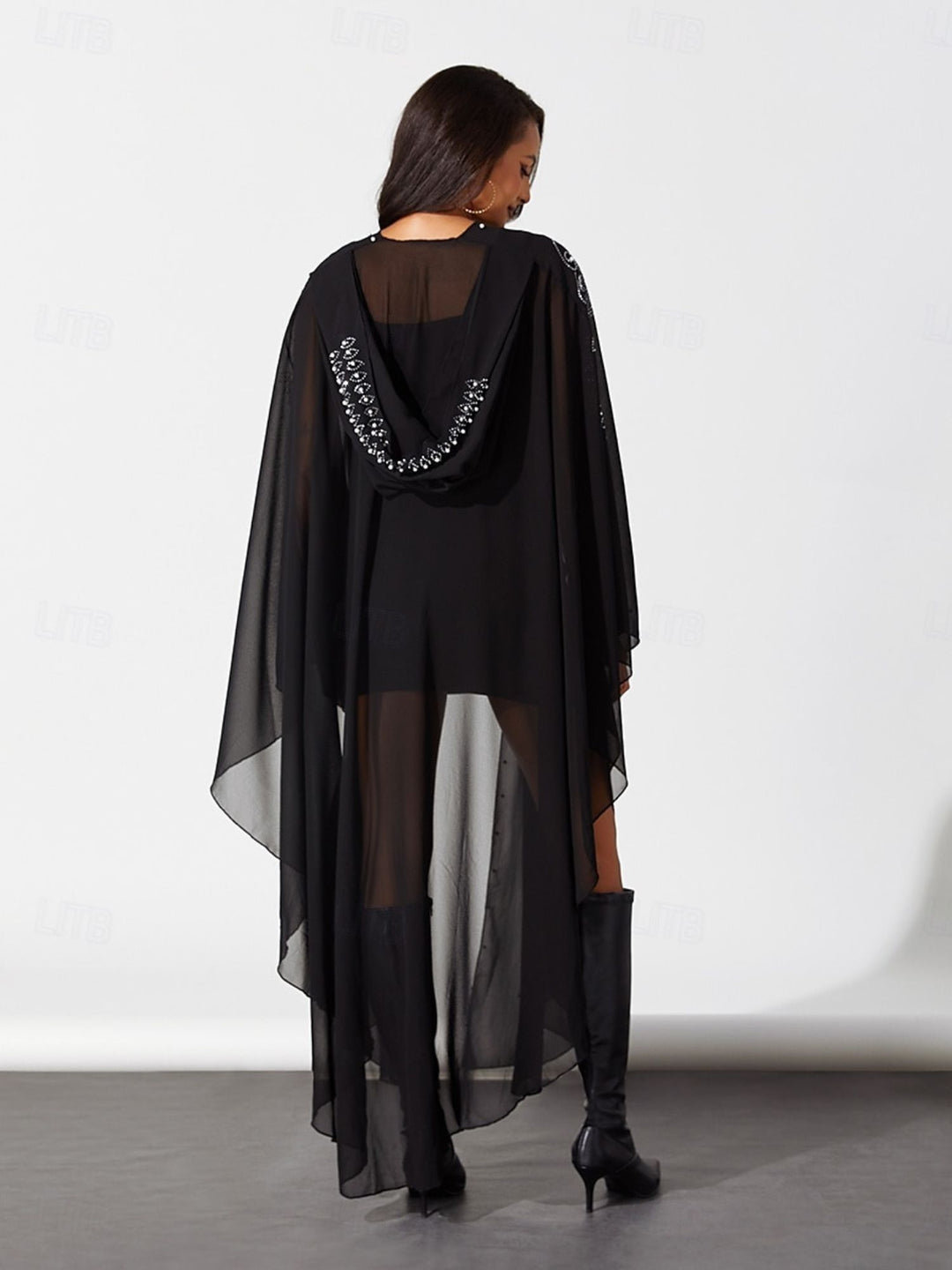 Sheath/Column Black Blouse Neck Sleeveless Short/Mini Halloween Performance Costumes Dress Sheath/Column Black Blouse Neck Sleeveless Short/Mini Halloween Performance Costumes Dress