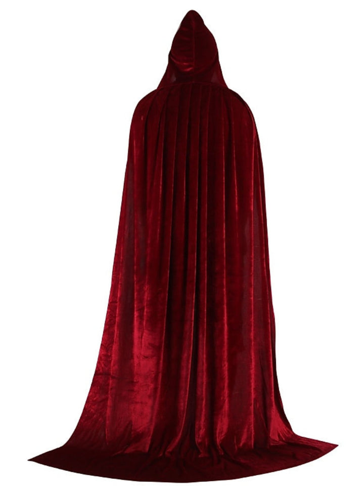 Dark Devil Halloween Witch Hooded Cloak Masquerade Costume Props