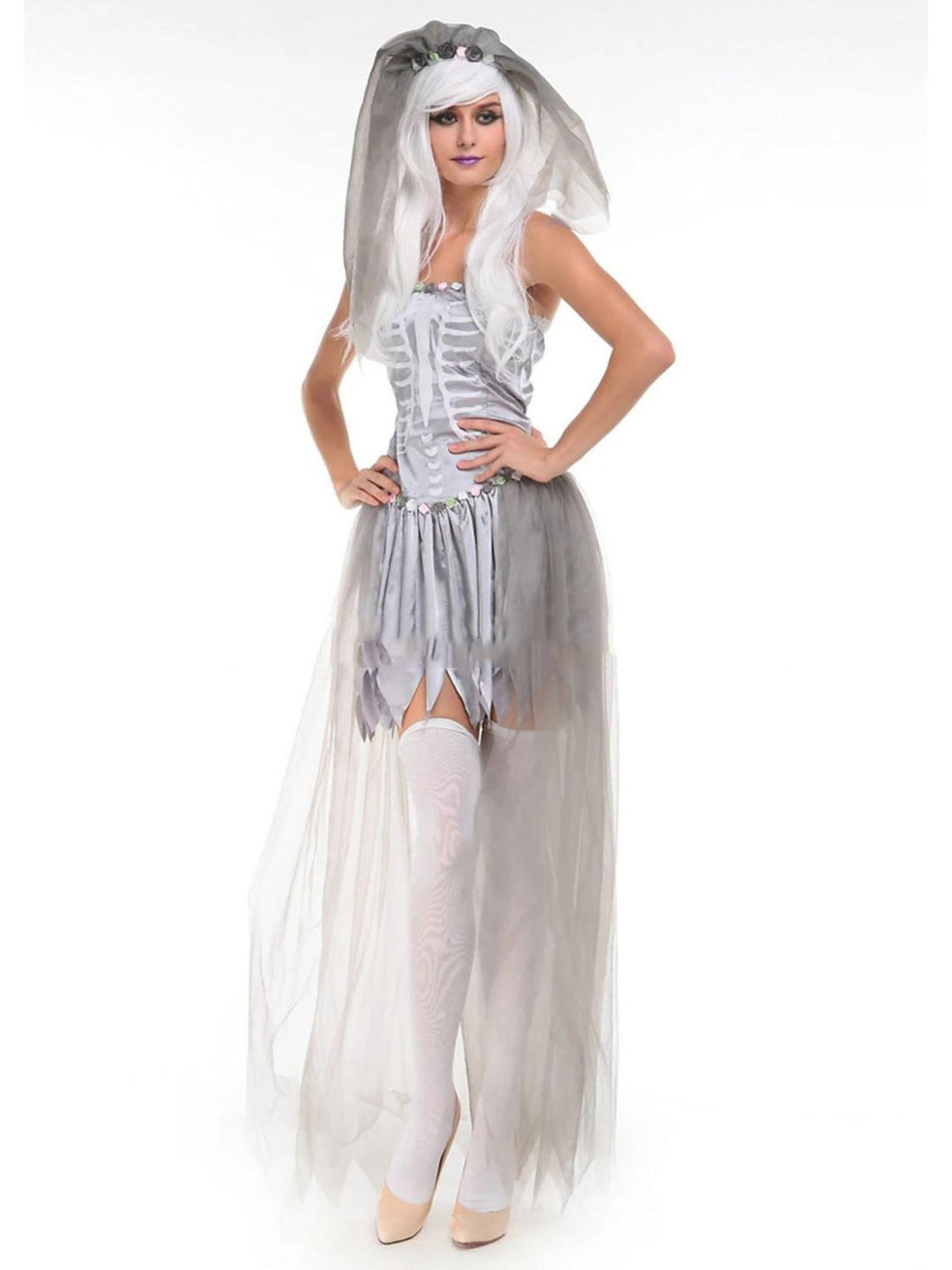 Halloween Party Couple Ghost Movie Scary Masquerade Costumes