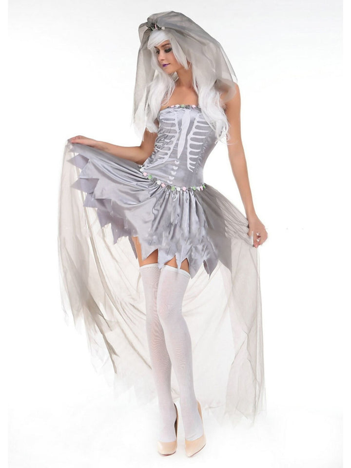 Halloween Party Couple Ghost Movie Scary Masquerade Costumes