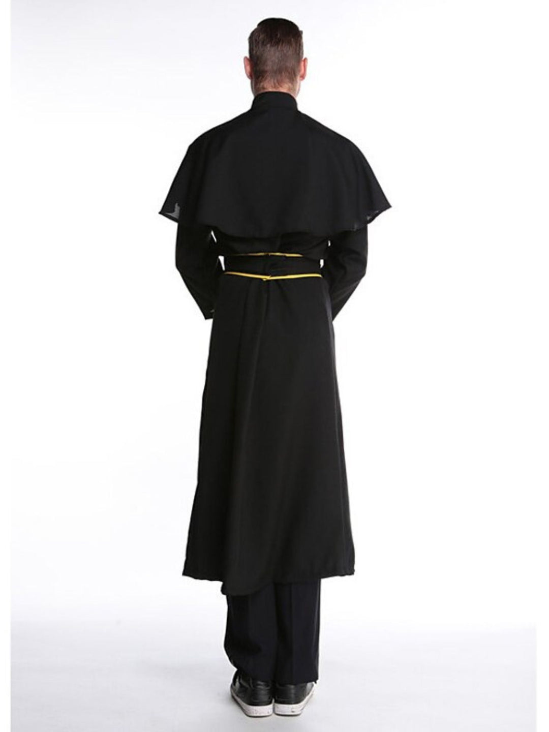 Couple Priest Nun Couple Black Golden Halloween Masquerade Vintage Costume