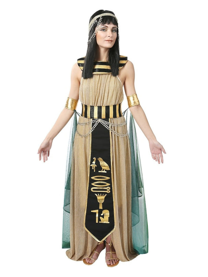 Halloween Simple Black Pharaoh Couple Costume Cosplay Masquerade Set