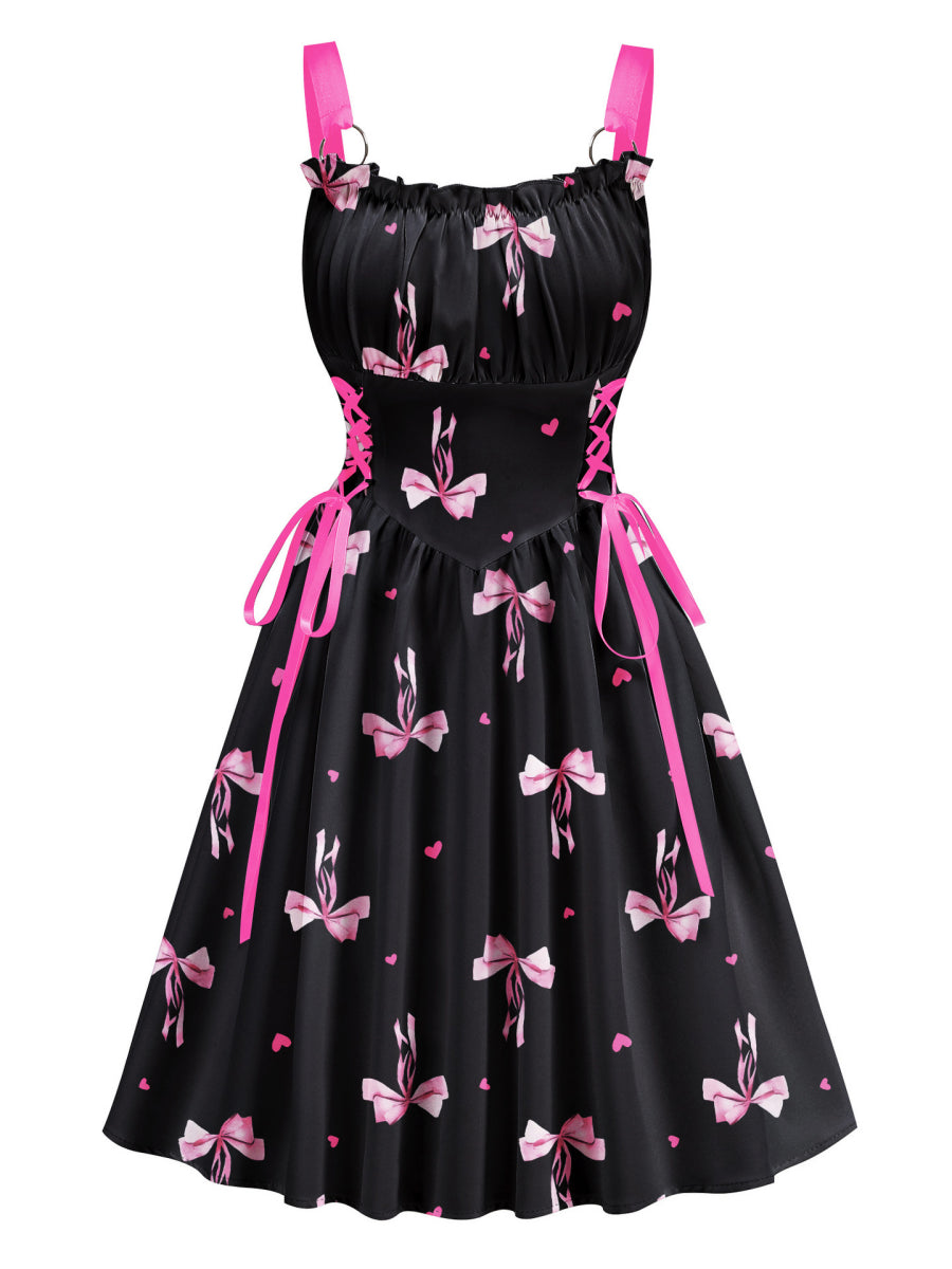 A-Line/Princess Square Neck Sleeveless Knee-Length Halloween Performance Costumes Dress