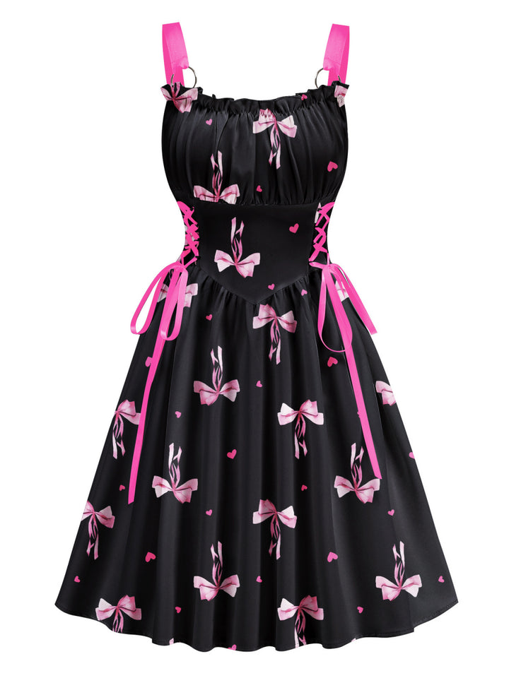 A-Line/Princess Square Neck Sleeveless Knee-Length Halloween Performance Costumes Dress