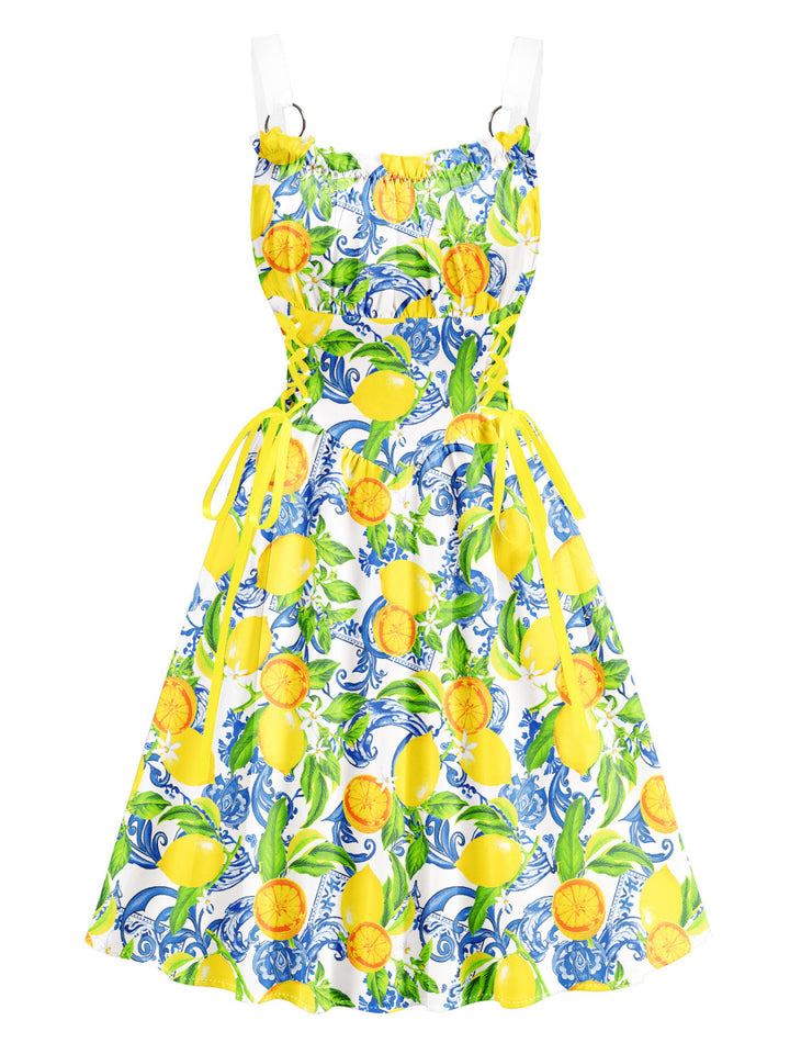 A-Line/Princess Square Neck Sleeveless Knee-Length Halloween Performance Costumes Dress