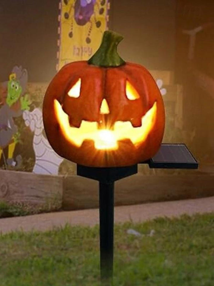 Halloween Outdoor Yard Recessed Floor Solar Decorative Pumpkin Lights