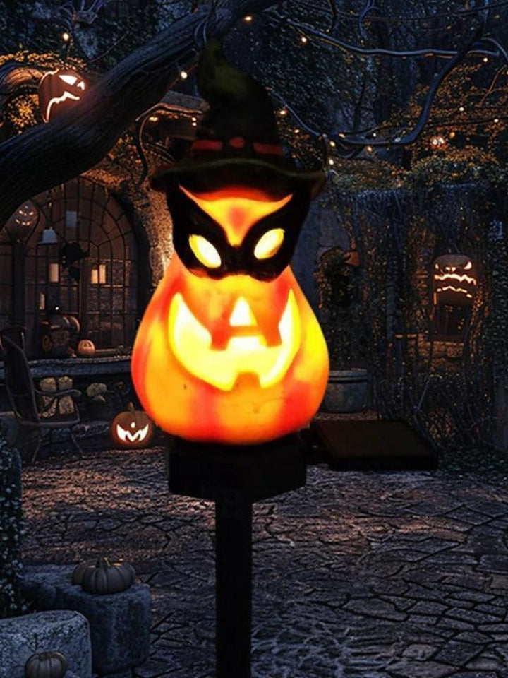 Halloween Outdoor Yard Recessed Floor Solar Decorative Pumpkin Lights