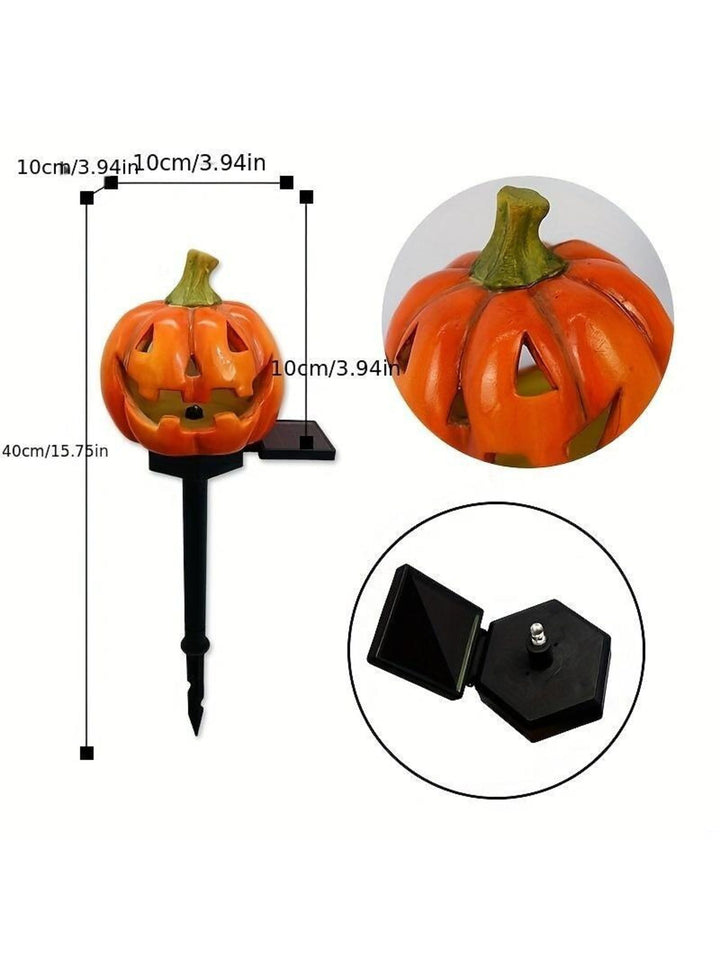 Halloween Outdoor Yard Recessed Floor Solar Decorative Pumpkin Lights