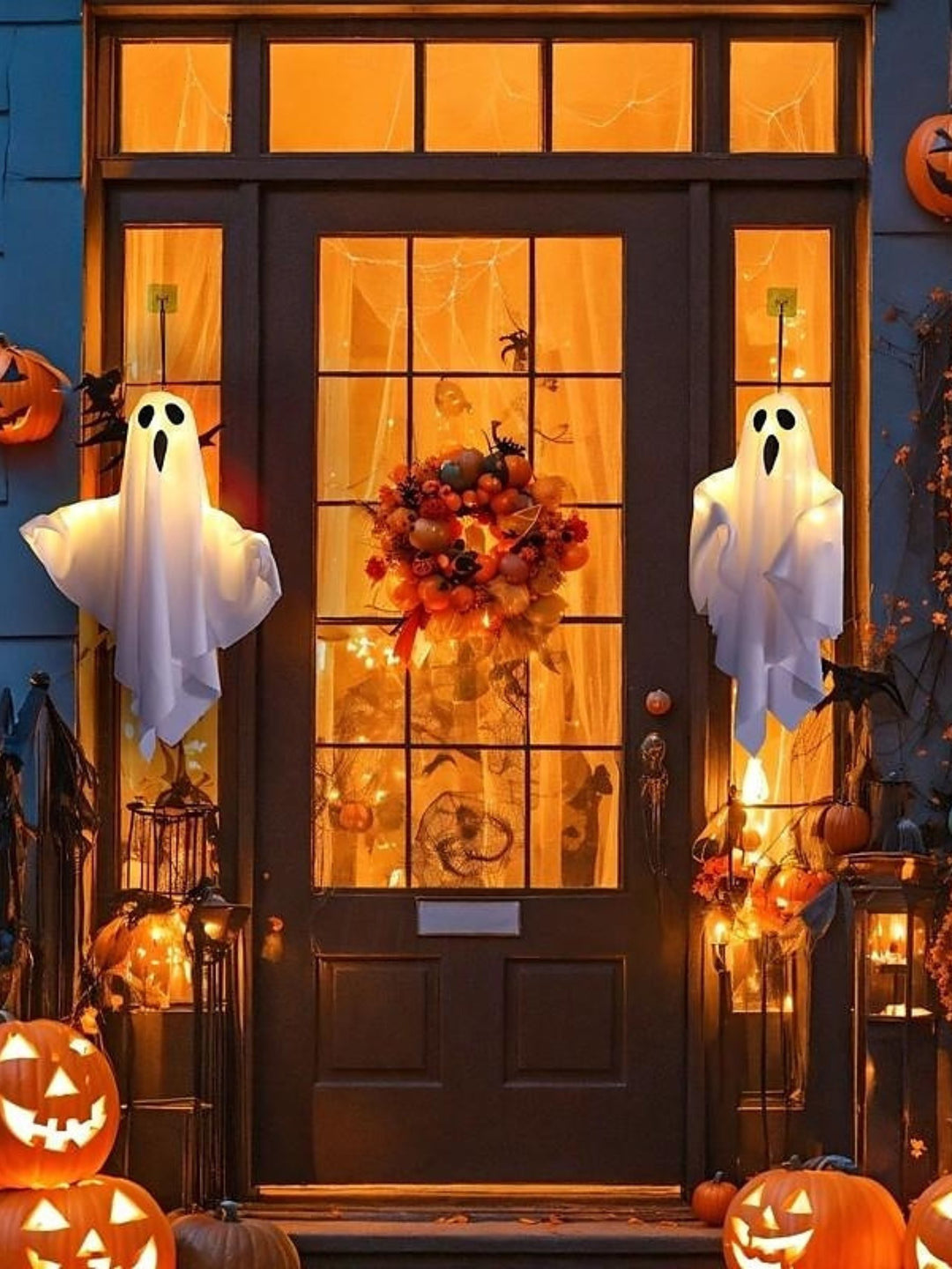 Halloween Ghost Hanging Atmosphere Decorative Light