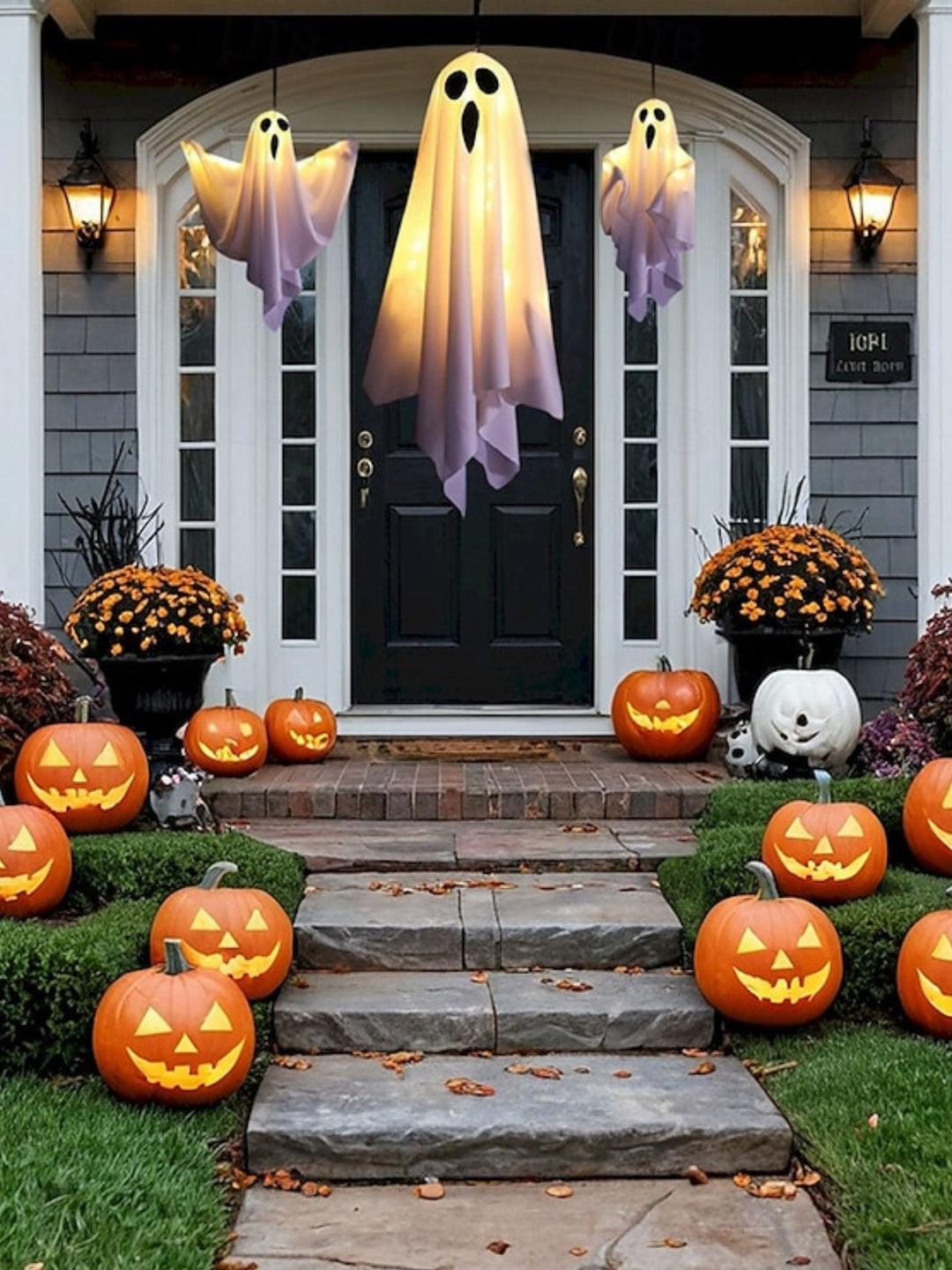 Halloween Ghost Hanging Atmosphere Decorative Light