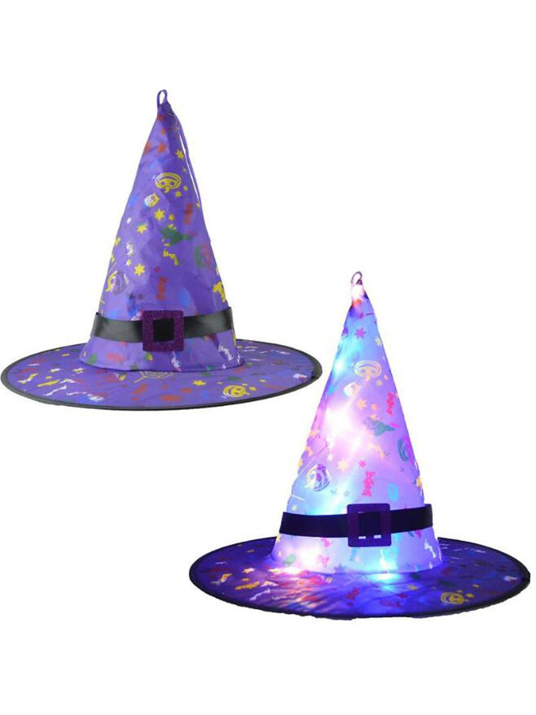 Halloween LED Glowing Witches Hat Party Decoration Cosplay Costume Props