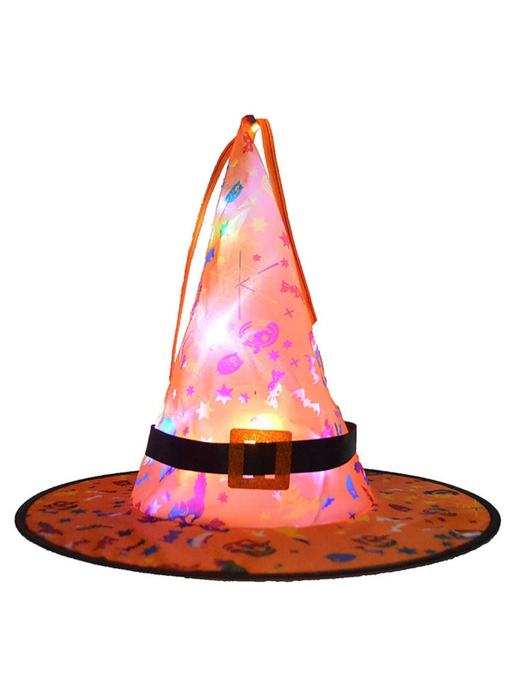 Halloween LED Glowing Witches Hat Party Decoration Cosplay Costume Props