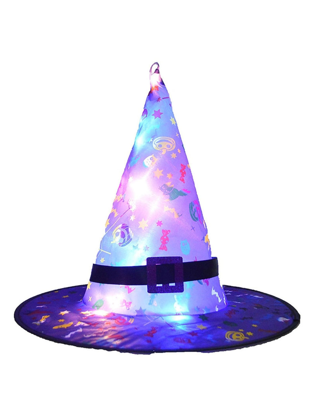 Halloween LED Glowing Witches Hat Party Decoration Cosplay Costume Props