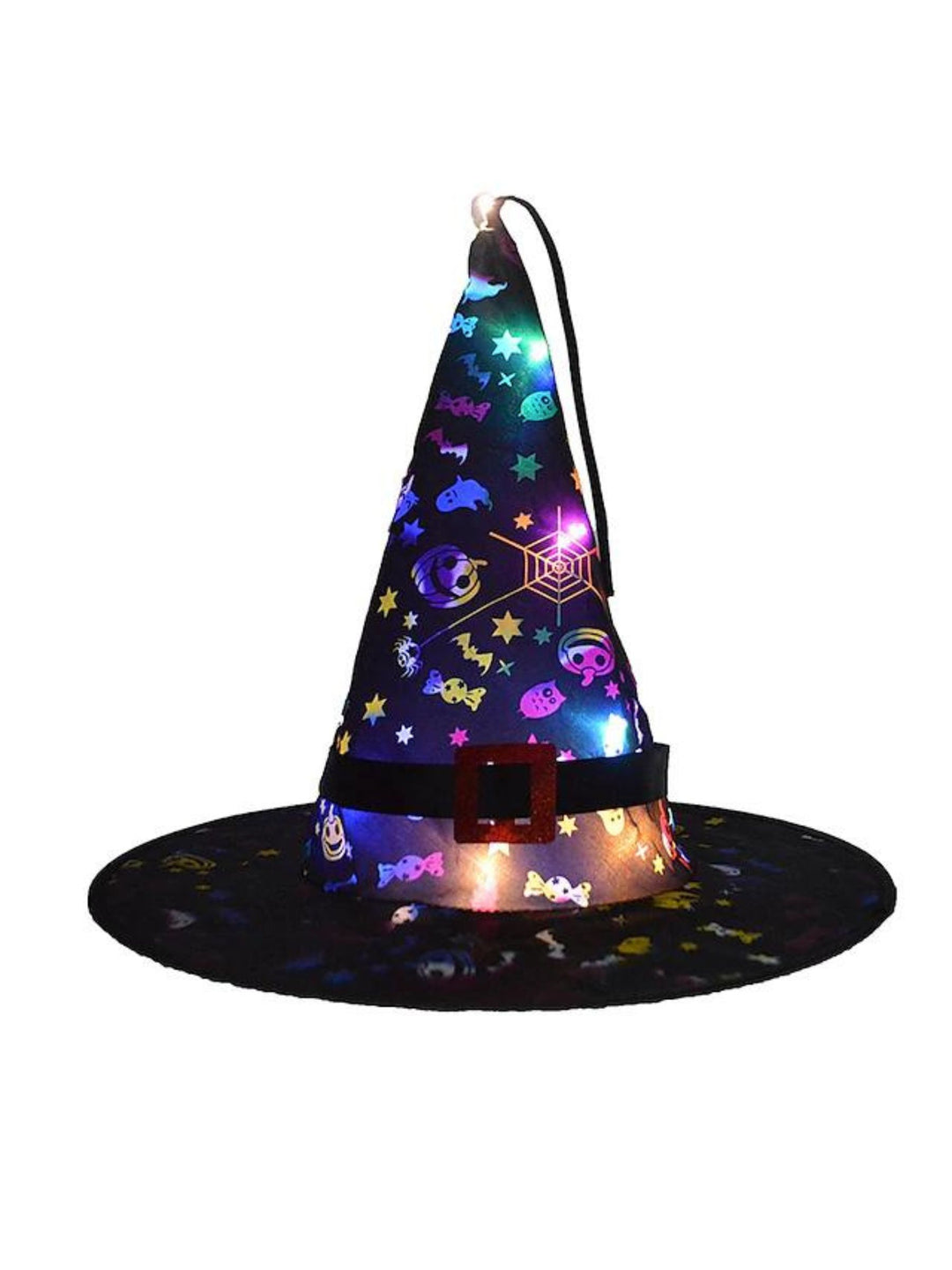 Halloween LED Glowing Witches Hat Party Decoration Cosplay Costume Props