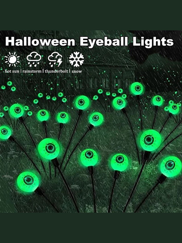 Halloween Green Firefly Ghost Eyeball Swing Horrror Atmosphere Lights